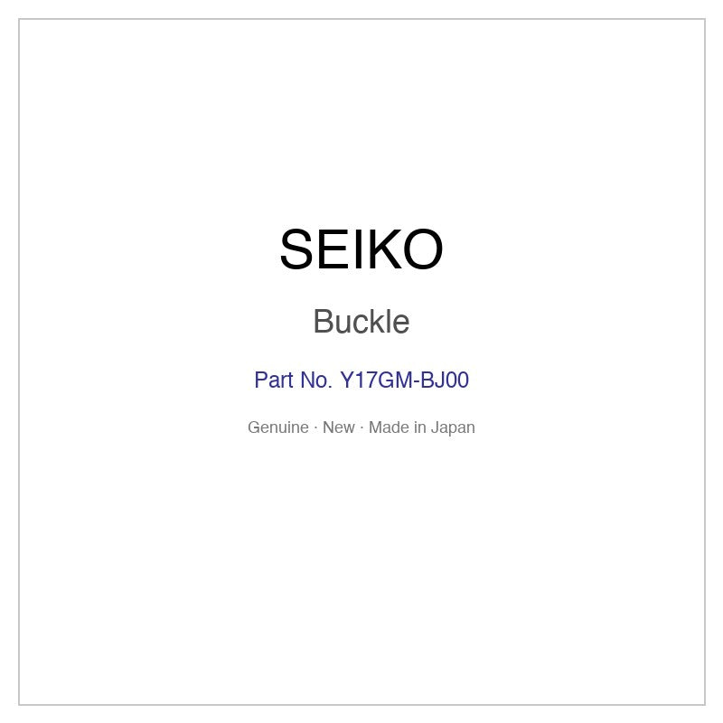 SEIKO Y17GM-BJ00 Buckle for SACM00F SACV004 SACX090 SACX091 SACX094 and More Models