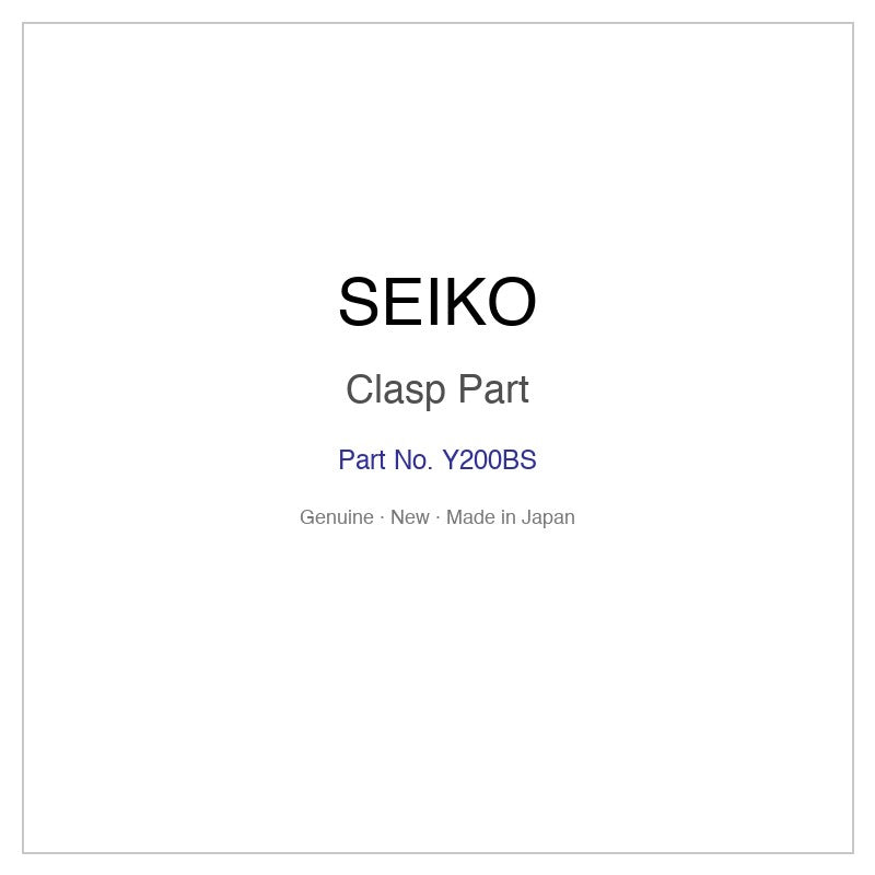 SEIKO Y200BS Clasp Part for SNE093P9 SNE098P9 SNE100P9 SNE279P9 SNE279PX and More Models