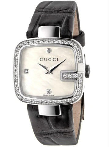GUCCI YA125515 Elegant White Dial Stainless Steel Case Quartz Movement 2-Year Warranty
