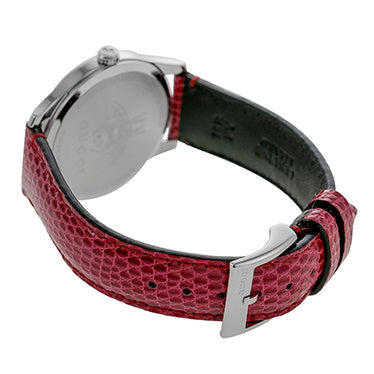 GUCCI YA1264041 G-Timeless Red Watch 2-Year Warranty Elegant Design Swiss Movement