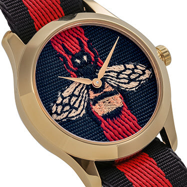 GUCCI YA1264061 Watch - G-Timeless Blue Dial Stainless Steel Case 2-Year Warranty Elegant Design (Image 2)