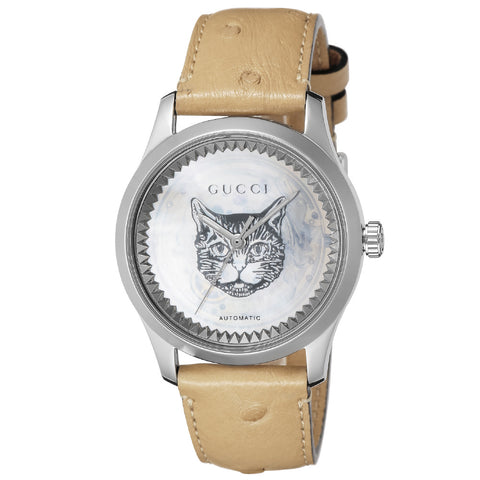 GUCCI YA1264112 G-Timeless Blue Dial Stainless Steel Case Quartz Movement 2-Year Warranty