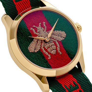 GUCCI YA126487A Watch - G-Timeless Green Watch 2-Year Warranty Swiss Movement Elegant Design (Image 2)