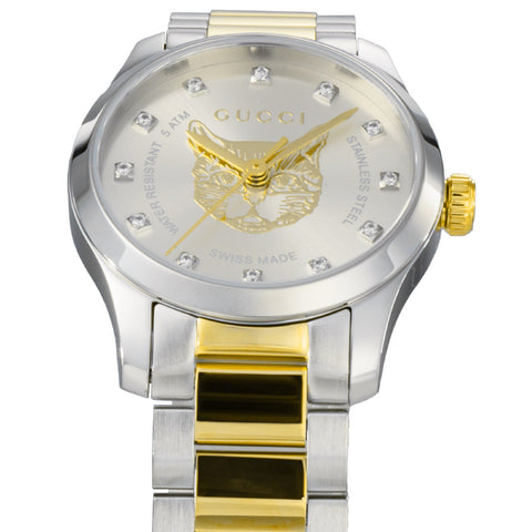 GUCCI YA1265016 Watch - G-Timeless Silver Watch 2-Year Warranty Elegant Design Swiss Movement (Image 3)