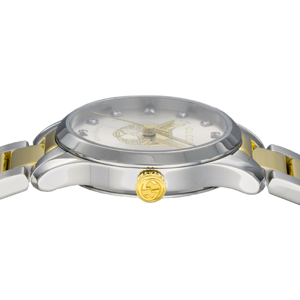 GUCCI YA1265016 Watch - G-Timeless Silver Watch 2-Year Warranty Elegant Design Swiss Movement (Image 4)