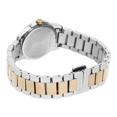 GUCCI YA126544 G-Timeless White Dial Stainless Steel Case Swiss Quartz 2-Year Warranty