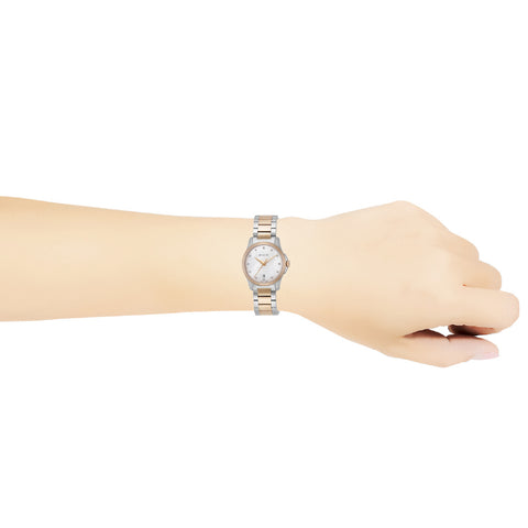GUCCI YA126544 G-Timeless White Dial Stainless Steel Case Swiss Quartz 2-Year Warranty