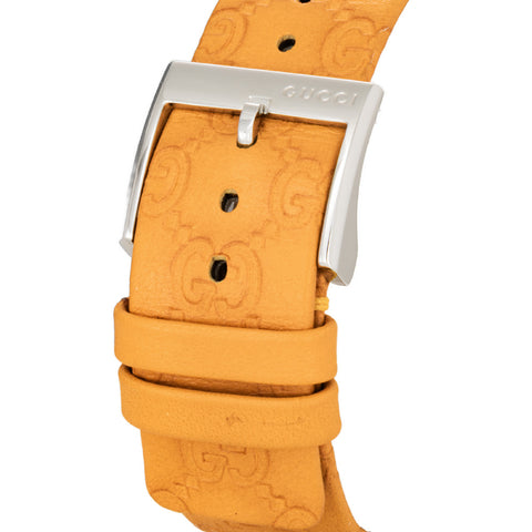 GUCCI YA129448 Stylish Silver U-Play Watch 2-Year Warranty Elegant Design Versatile Wear