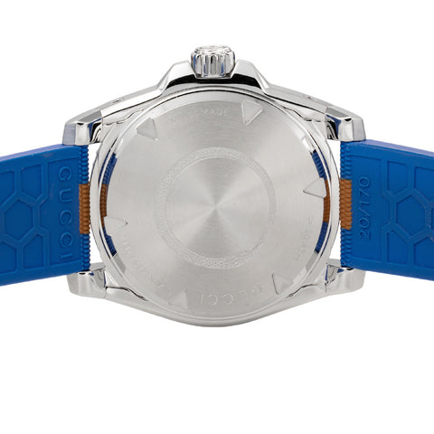 GUCCI YA136352 Dive 2-Year Warranty Gray Stainless Steel Water Resistant Elegant Design