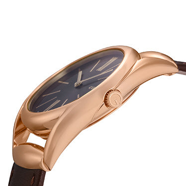 GUCCI YA140408 Horsebit Design Brown Leather Strap Swiss Quartz Movement 2-Year Warranty Luxury Timepiece