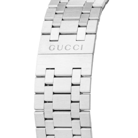 GUCCI YA163501 Luxury Silver Watch with 2-Year Warranty Elegant Design Swiss Movement Water Resistant