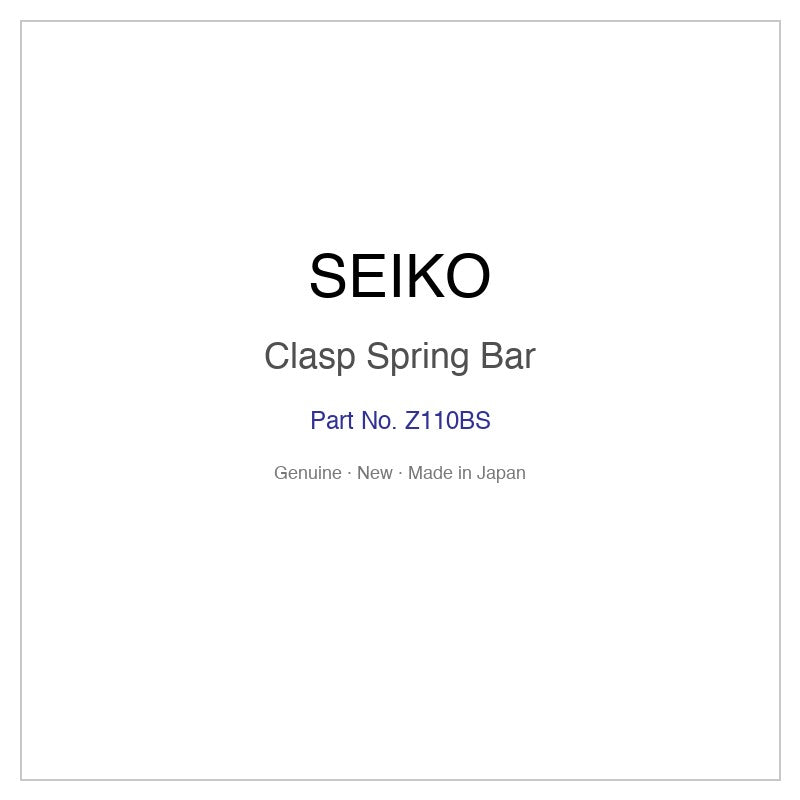 SEIKO Z110BS Clasp Spring Bar for SUR349J1 SUR349P1 SUR351J8 SUR351P1 SUR353P1 and More Models