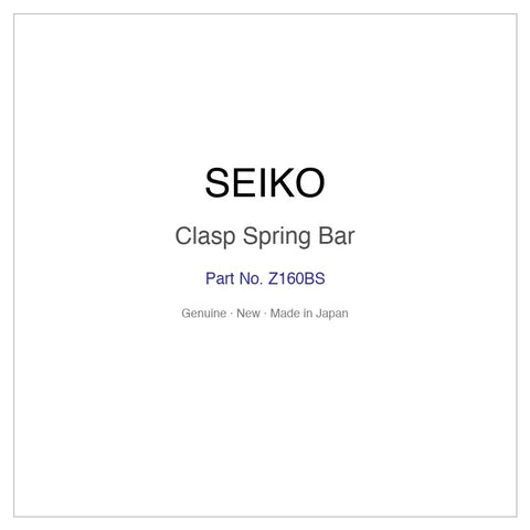 SEIKO Z160BS Clasp Spring Bar for SARX033 SARX035 SNE031P1 SNE031P9 SNE031PX and More Models
