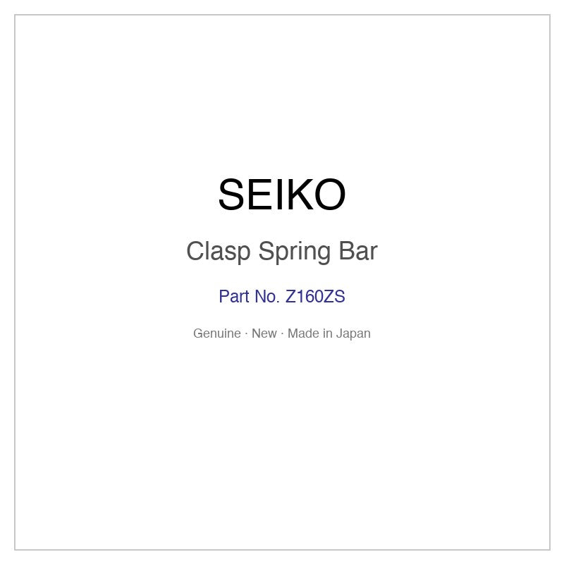 SEIKO Z160ZS Clasp Spring Bar for SNE385P1 SNE387P1 SNE388P1 SNE390P1 SNE403P9 and More Models