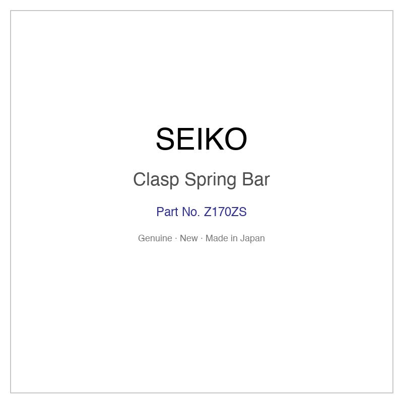 SEIKO Z170ZS Clasp Spring Bar for SNE127P1 SNE127P9 SNE128P9 SNE130P9 SNE136P1 and More Models