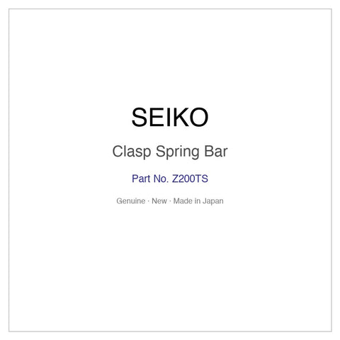 SEIKO Z200TS Clasp Spring Bar for SBDC013 SBDC013J SBDC015 SBDC015J SNE067P1 and More Models