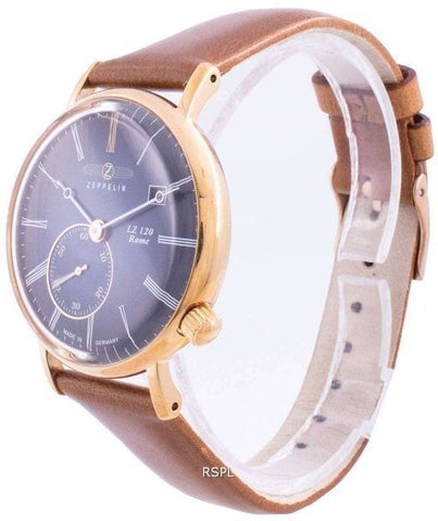 ZEPPELIN 71373 LZ120 ROME Navy Watch with 2 Year Warranty, Elegant Design, Water Resistant, and Precision Movement