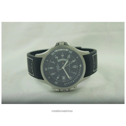 Hamilton H77615333 Watch - Khaki Navy GMT Auto (Image 4)