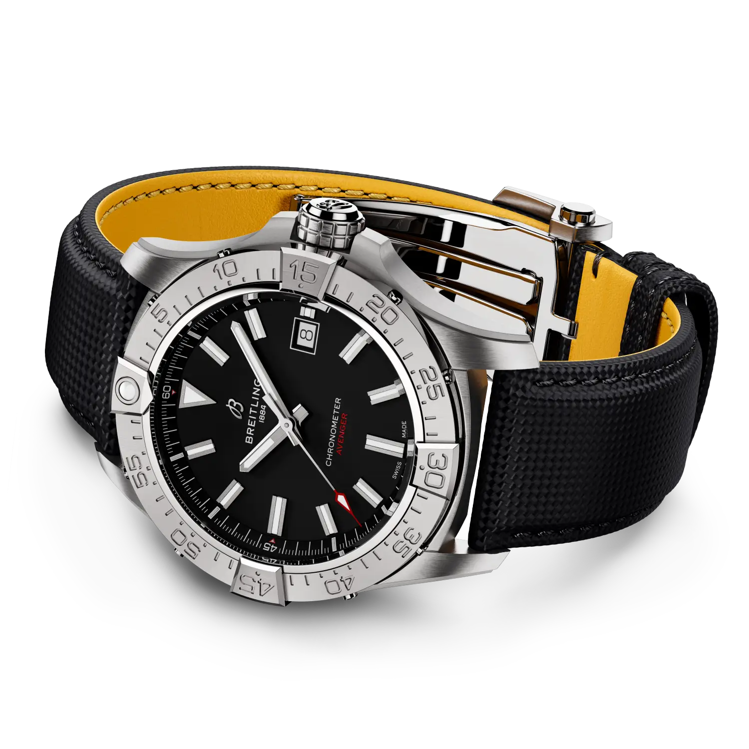 Breitling A17328101B1X1 Watch - Chronograph Swiss Automatic 300m Water Resistant Blue Dial Stainless Steel Bracelet (Image 3)