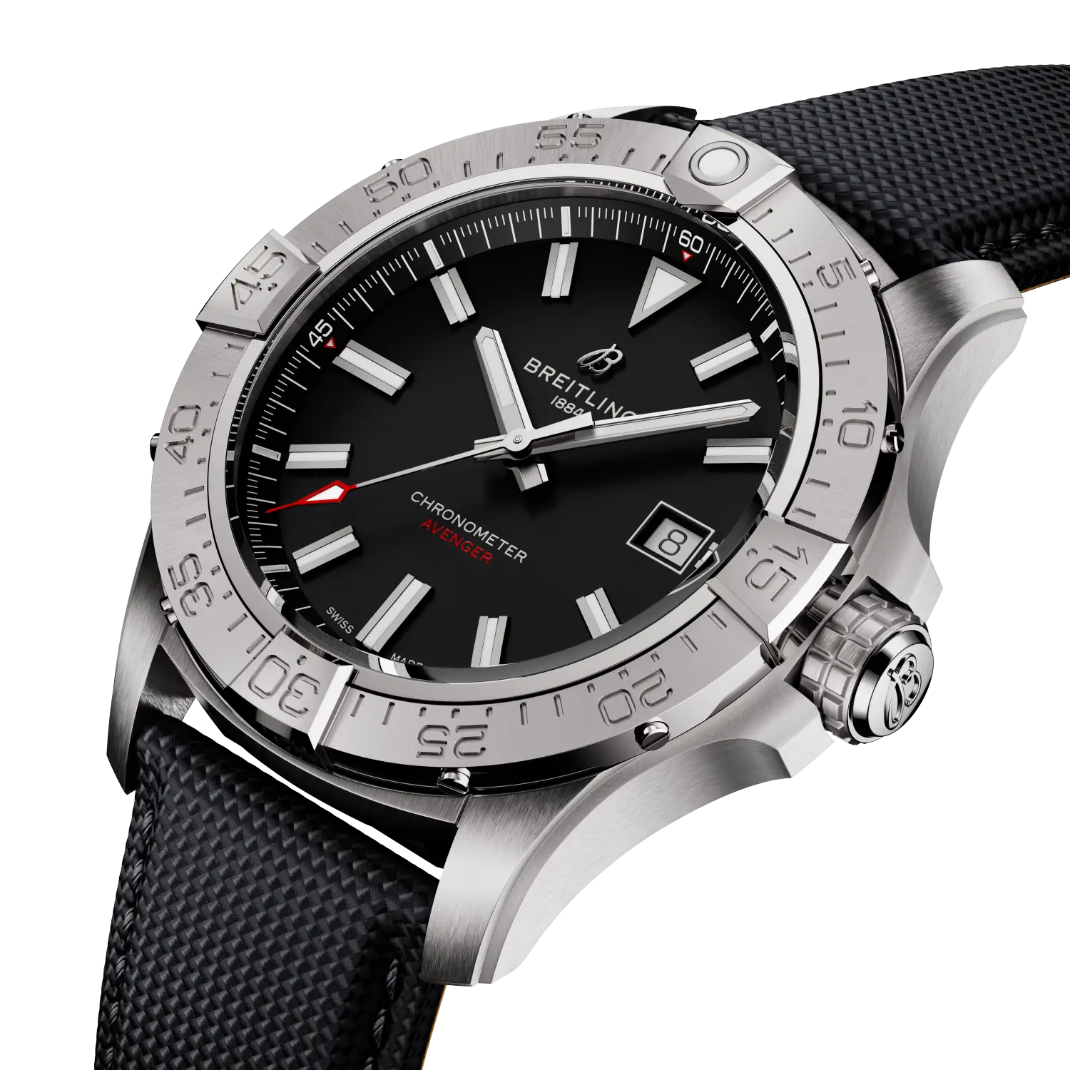 Breitling A17328101B1X1 Watch - Chronograph Swiss Automatic 300m Water Resistant Blue Dial Stainless Steel Bracelet (Image 2)
