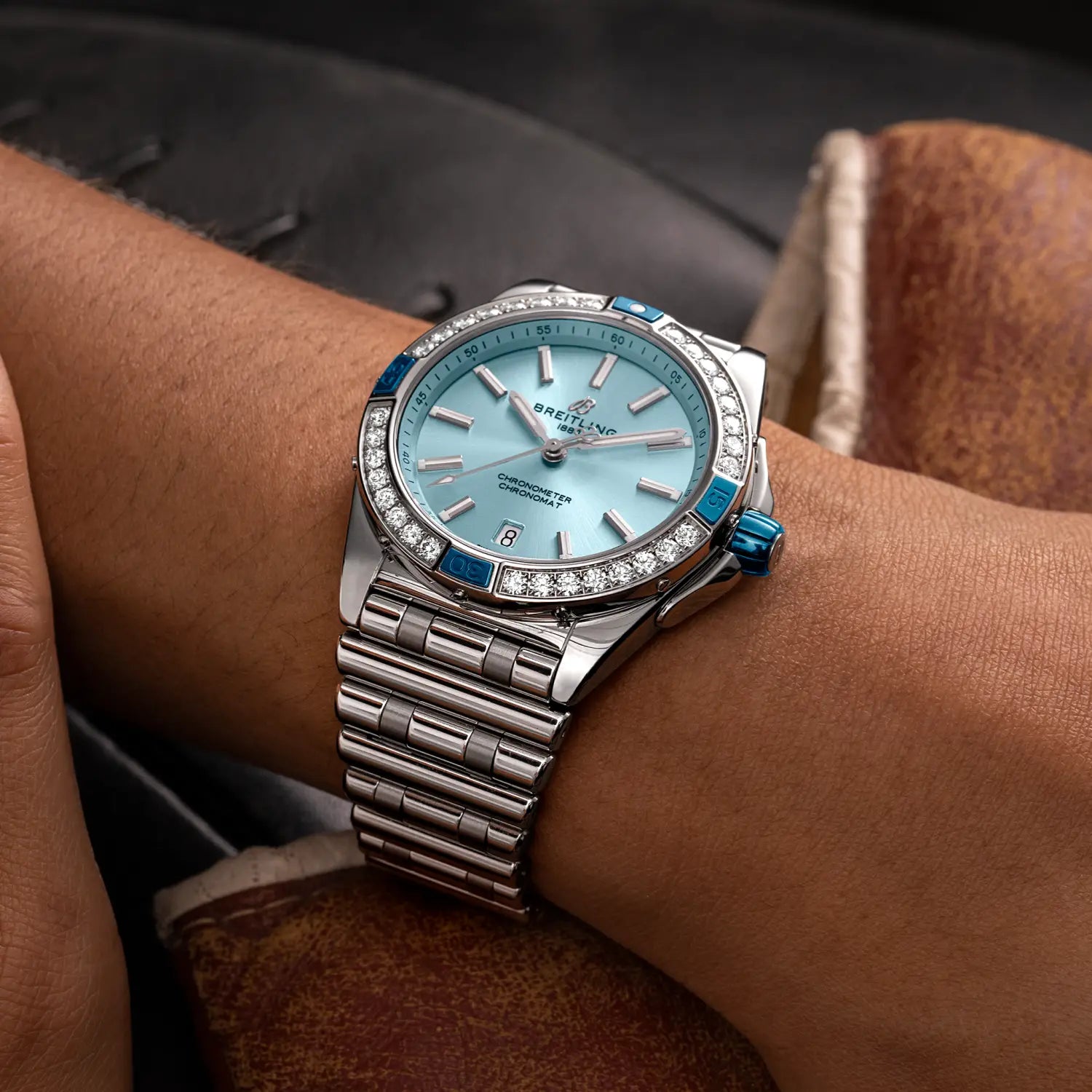 Breitling A17356531C1A1 Watch - Super Chronomat Automatic 38 (Image 5)