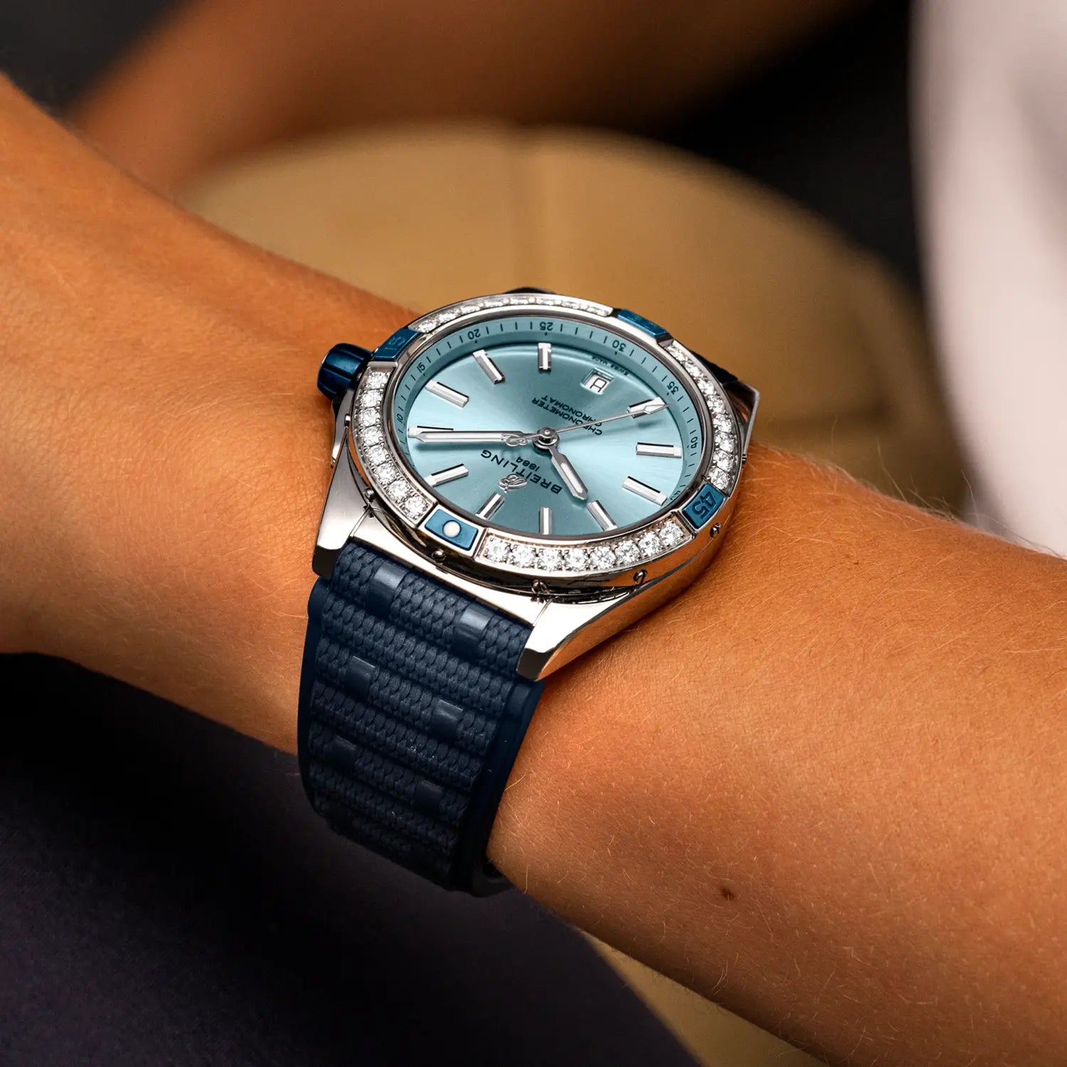 Breitling A17356531C1S1 Watch - Super Chronomat Automatic 38 (Image 5)