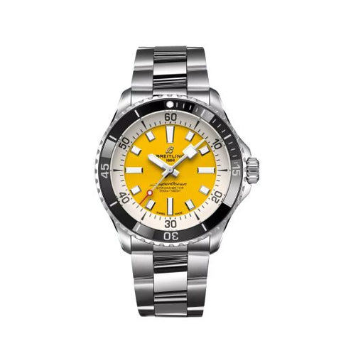 Breitling A17375211I1A1 Breitling Superocean Automatic Watch | 2-Year Warranty | Parallel Import | Yellow Dial