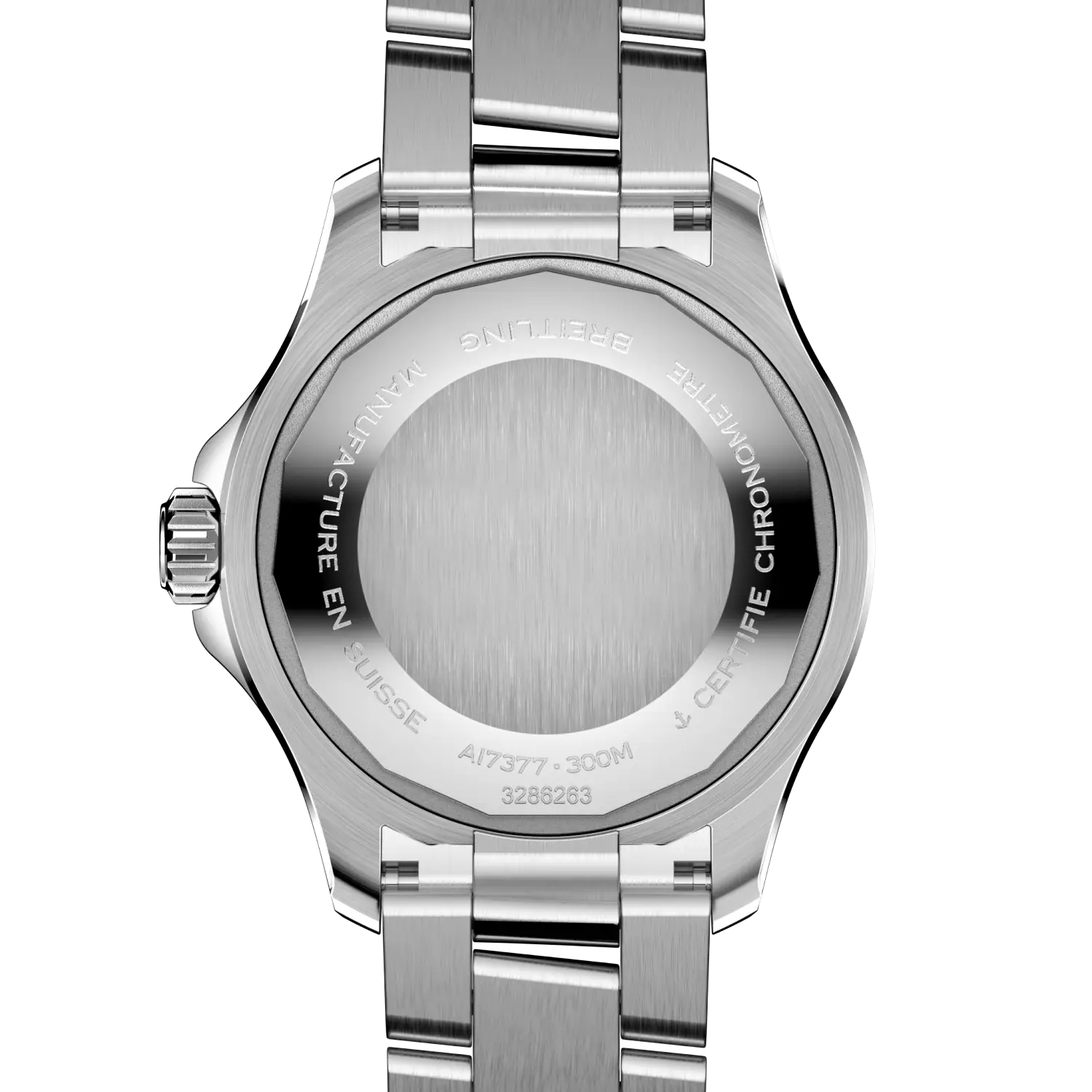 Breitling A17377211A1A1 Watch - Stainless Steel Case Chronograph Blue Dial Automatic Movement (Image 4)