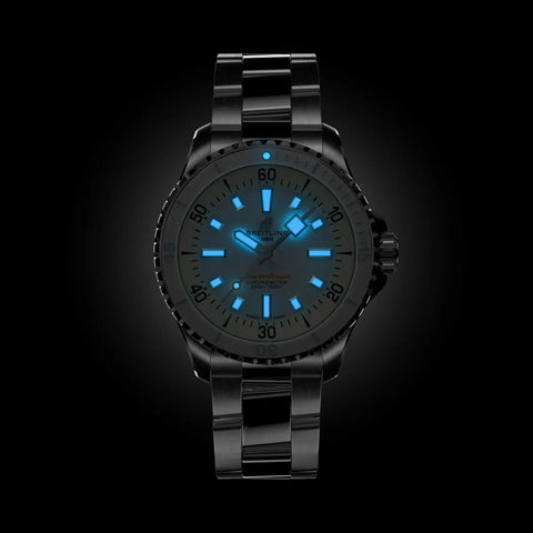 Breitling A17377211A1A1 Watch - Stainless Steel Case Chronograph Blue Dial Automatic Movement (Image 5)