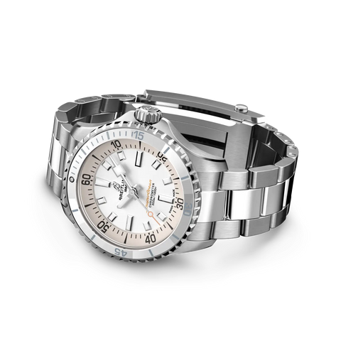 Breitling A17377211A1A1 Watch - Stainless Steel Case Chronograph Blue Dial Automatic Movement (Image 3)