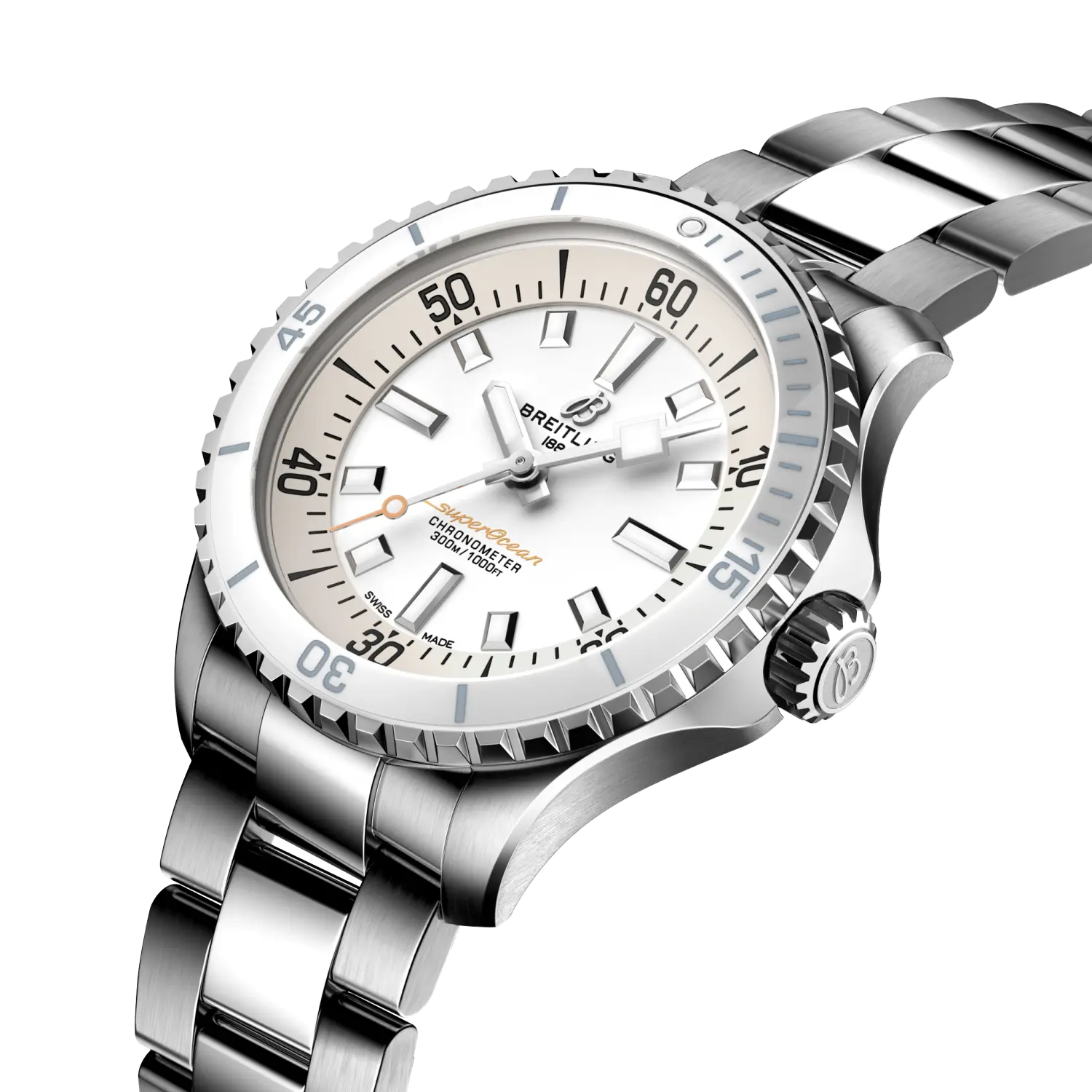 Breitling A17377211A1A1 Watch - Stainless Steel Case Chronograph Blue Dial Automatic Movement (Image 2)