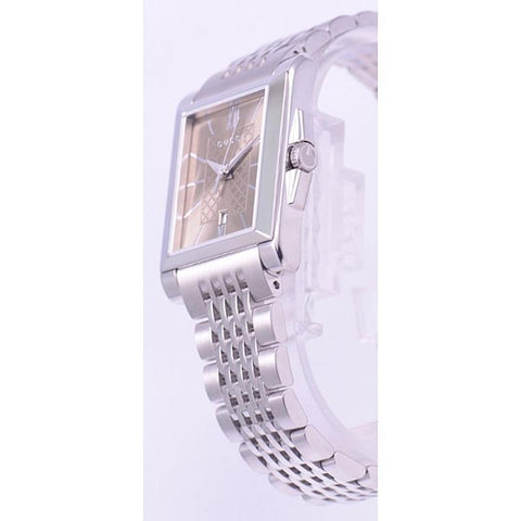 GUCCI Rectangle 2-Year Warranty Brown YA138504 [Parallel Import]