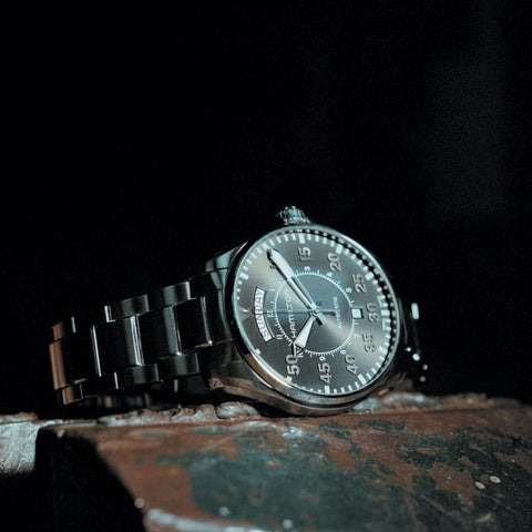 Hamilton H64615135 Watch - Khaki Aviation Pilot Day Date Auto (Image 5)