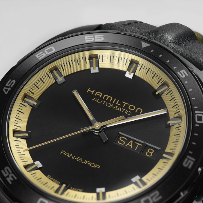 Hamilton H35425730 Watch - American Classic Pan Europ Day Date Auto (Image 7)