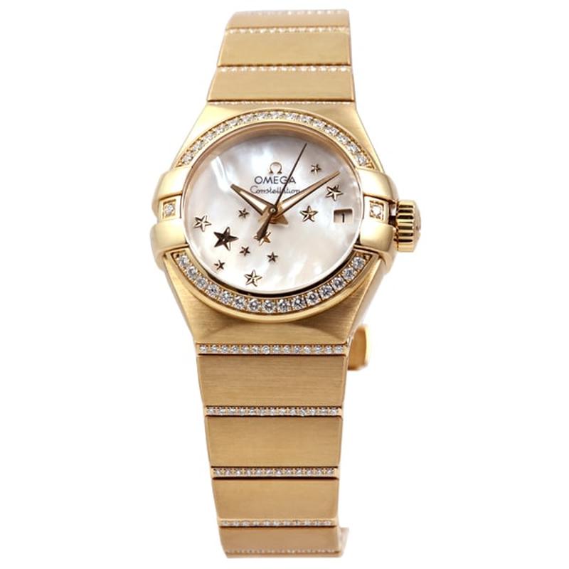 OMEGA 123.55.27.20.05.002 Watch - Ladies Omega Constellation White Pearl Parallel Import 5-Year Warranty