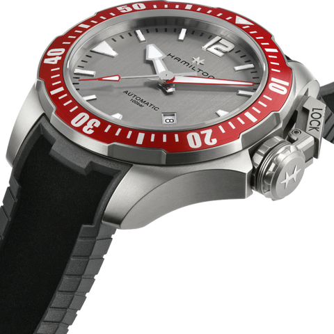 Hamilton H77805380 Watch - Khaki Navy Open Water Auto Titanium Auto (Image 2)
