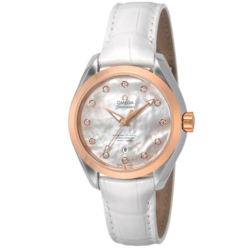 OMEGA 231.23.34.20.55.001 Watch - Seamaster Aqua Terra 5-Year Warranty White [Parallel Import]