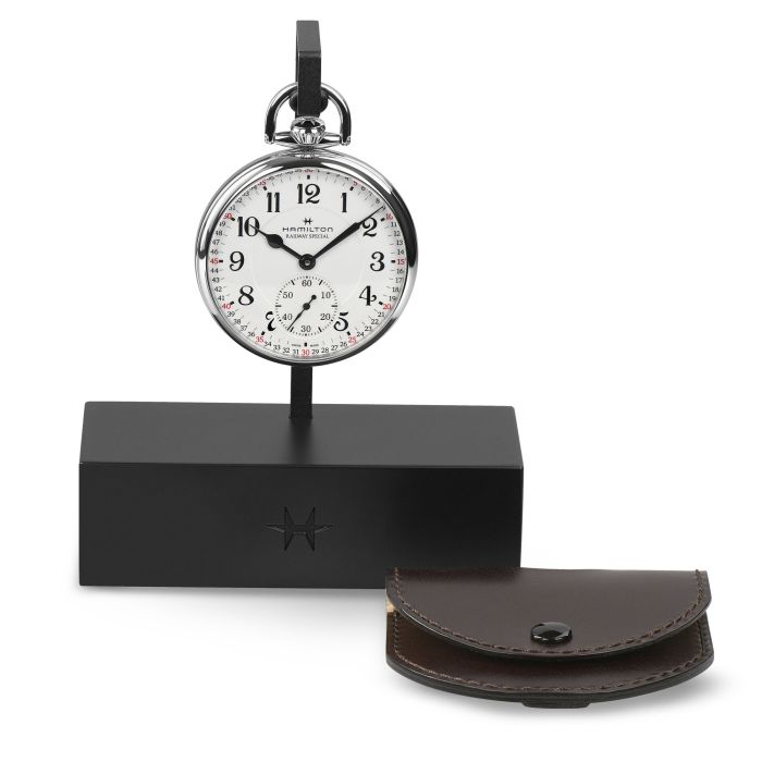 Hamilton H40819110 Watch - American Classic RailRoad Pocket Watch | Limited Edition (Image 7)