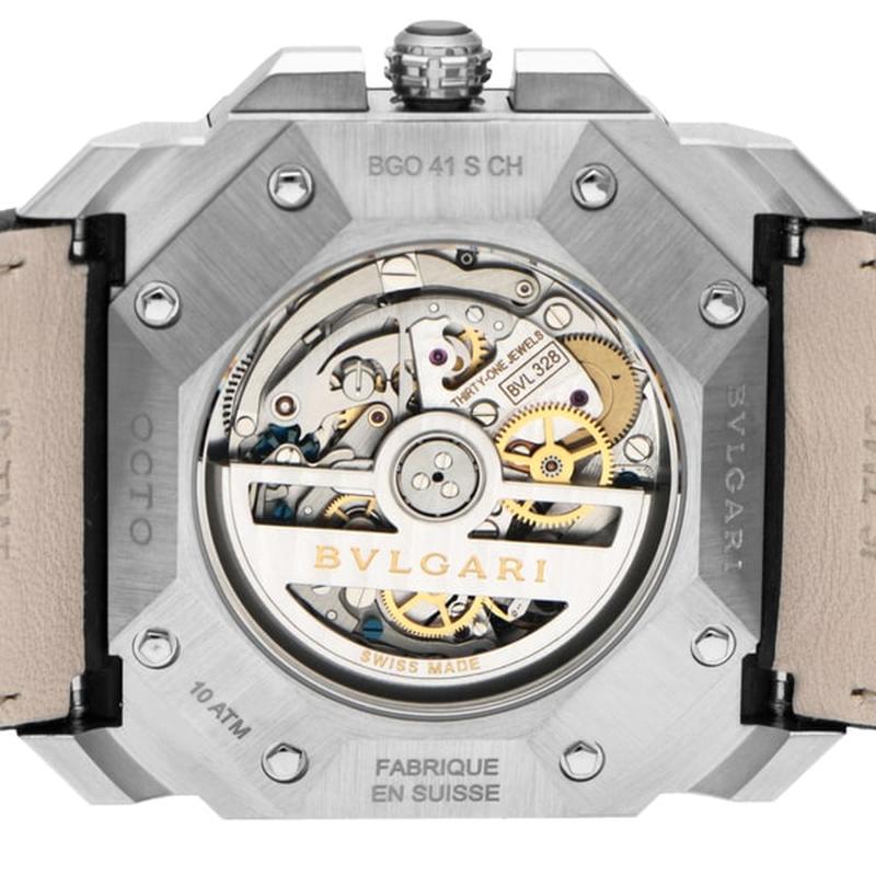 BVLGARI BGO41BSLDCHTA Watch - Men's Alligator Belt Parallel Import 2-Year Warranty (Image 5)