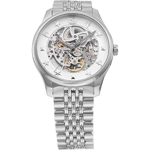 GUCCI G-Timeless 2-Year Warranty Silver YA126357 [Parallel Import]