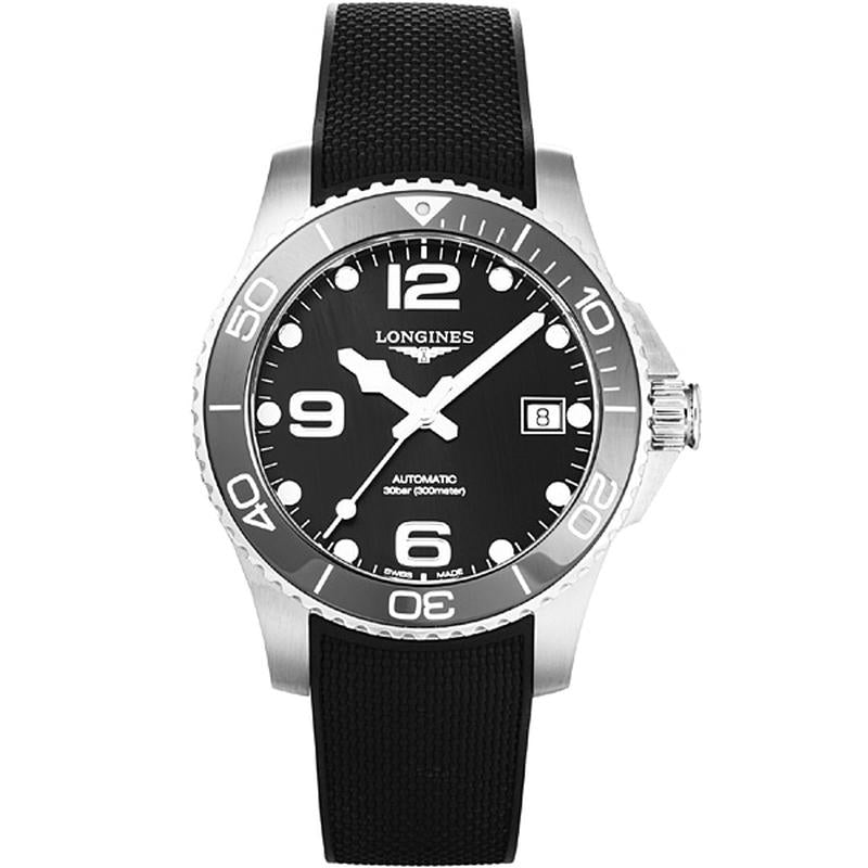 Longines L3.780.4.56.9 Watch - Hydro Conquest 5-Year Warranty Black [Parallel Import]
