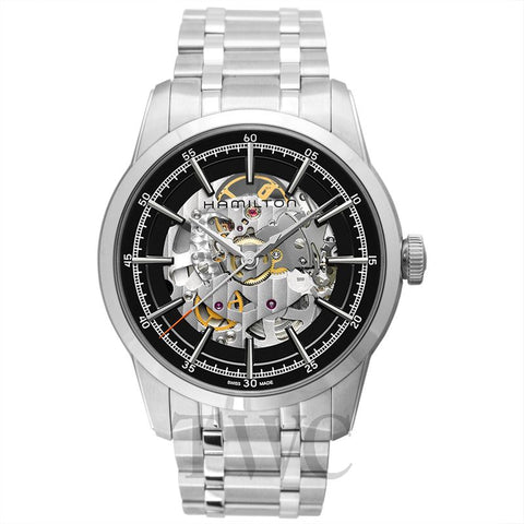 Hamilton H40655131 Watch - American Classic RailRoad Skeleton Auto