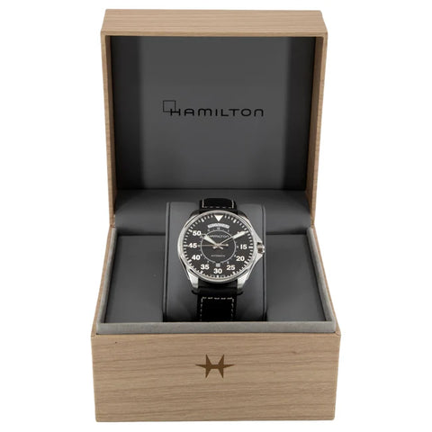 Hamilton H64615735 Watch - Khaki Aviation Pilot Day Date Auto (Image 7)