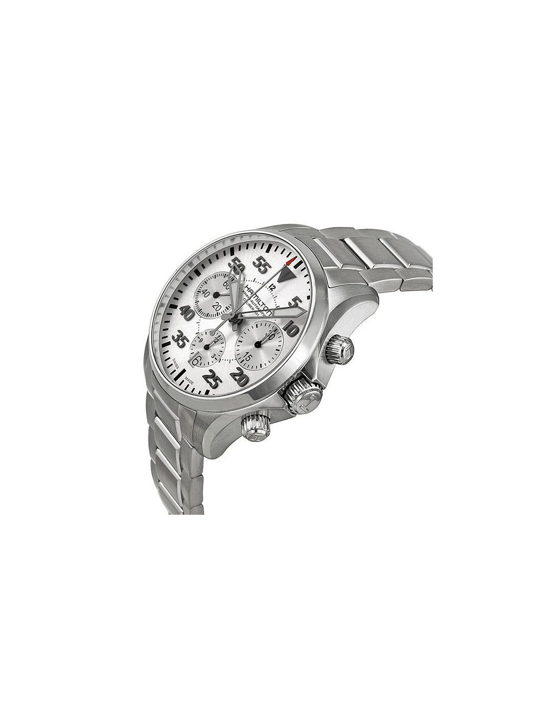 Hamilton H64666155 Watch - Khaki Aviation Khaki Pilot Auto Chrono (Image 9)