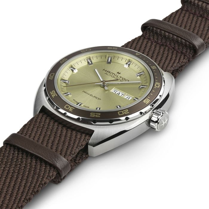 Hamilton H35445860 Watch - American Classic Pan Europ Day Date Auto (Image 10)