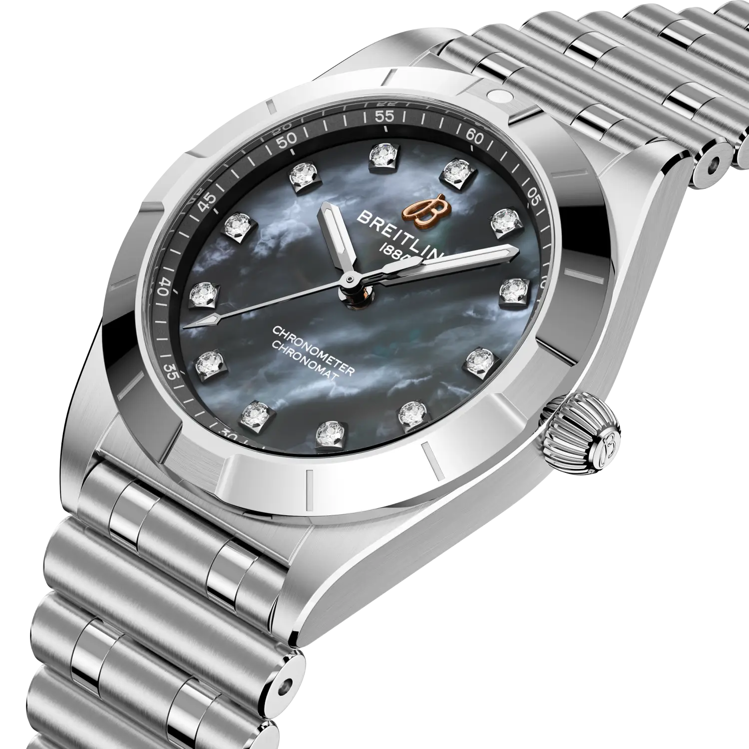 Breitling A72310101B1A1 Watch - Chronomat 28 Japan Edition (Image 2)