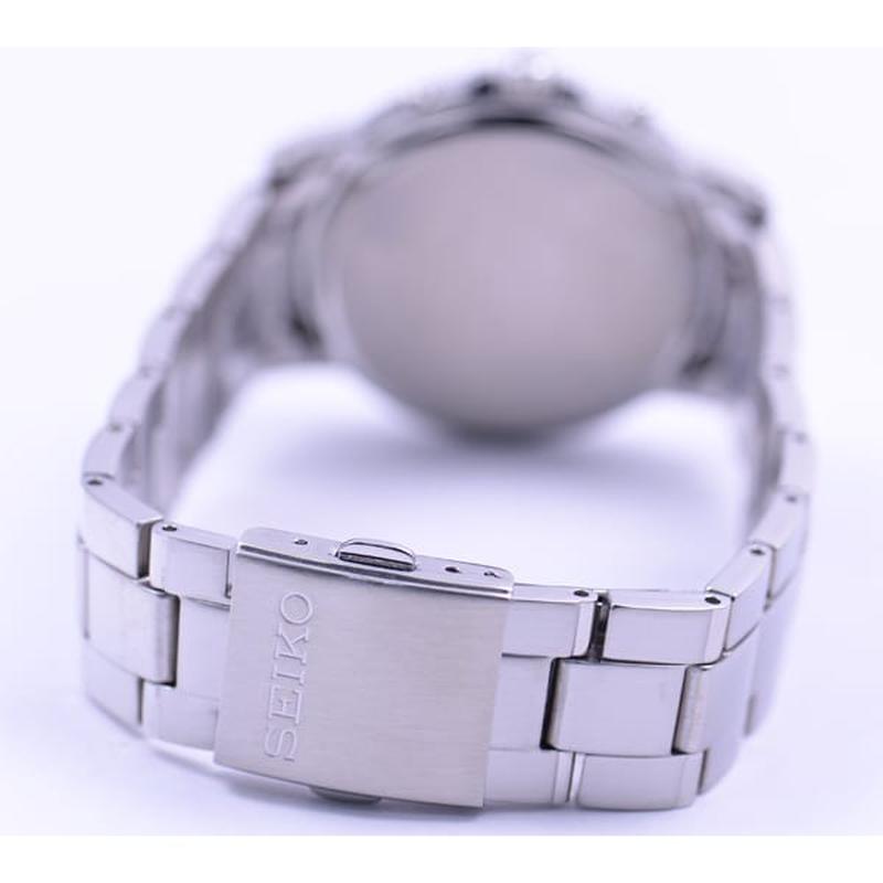 SEIKO SBTM169 Watch - Selection Solar Radio Men's Watch - Silver (Image 4)