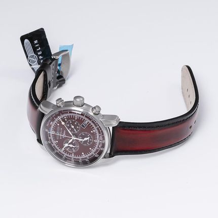 ZEPPELIN 86805 100th Anniversary Japan Limited Edition Watch with 2 Year Warranty, Genuine Red Design and Timeless Craftsmanship