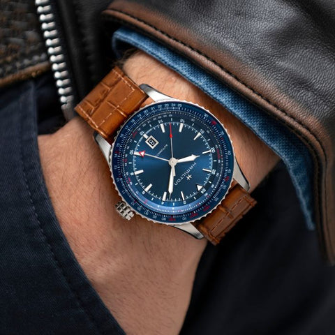 Hamilton H76715540 Watch - Khaki Aviation Converter Auto GMT (Image 6)