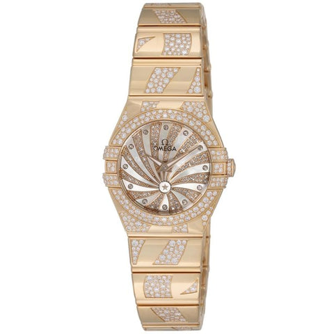 Omega Constellation Quartz Ladies Metal Bracelet Parallel Import 5-Year Warranty 123.55.24.60.55.011